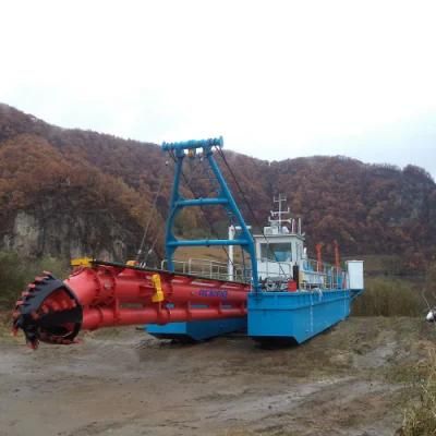 Good Quality Used in River Dredging Cutter Suction Mud Dredger with Gravel Pump