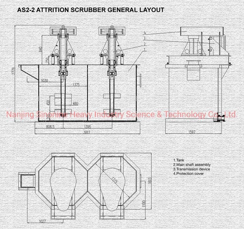 Factory Price Attrition Scrubber for Washing Quartz Sand
