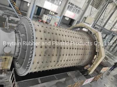 OEM Sand Casting High Mn/Cr Alloy Steel Ball Mill/Grinder Liners Rubber Liners