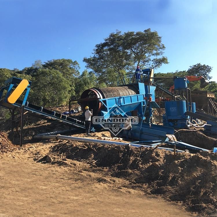 Papua New Guinea Alluvial Gold Ore Mining Production Line