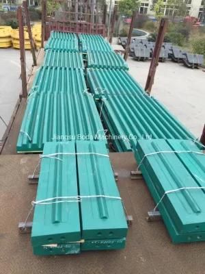 Manganese Casting Sandvik Symons Telsmith Jaw Crusher Parts Fixed / Swing Jaw Plate
