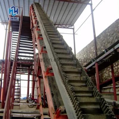 Rock Corrugated Sidewall Belt Conveyor of Mineral Processing Plant
