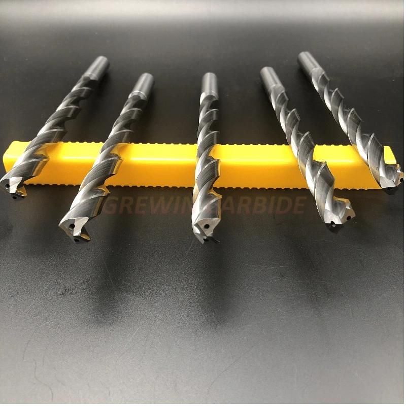 Gw Carbide Drilling Tool-Tungsten Carbide Coolant Hole Drill Size 31/64"X6"X8" for Machining 12L14steel