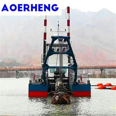 Full Electrical Power Cutter Suction Dredging Ship with Underwater Pump