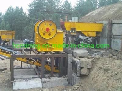 Gravel Mobile Granite Rock Crushing Machine Quarry Lime Stone Concrete Crusher