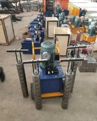 Diesel or Electric Engine Power Piston Bar Hydraulic Splitter for Stone Rock Cracking