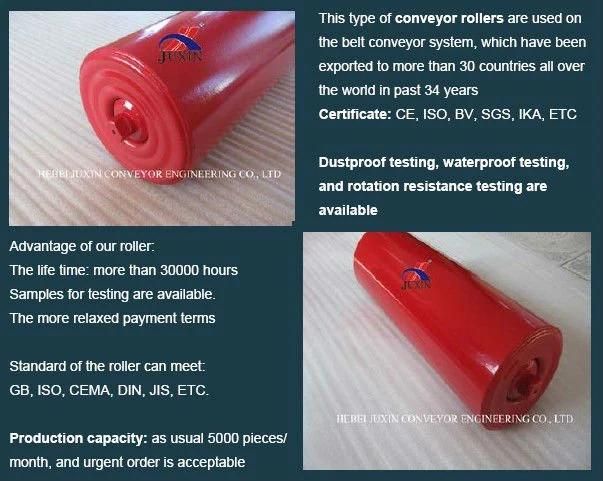Belt Conveyor Accessory Conveyor Idler Roller with Frame