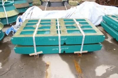High Manganese Mn18cr2 Jaw Plate Teeth Plate Suit Nordberg C140 C145 Jaw Crusher Wear ...