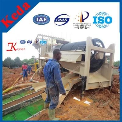 Mineral Washing Machine Portable Mobile Gold Mining Machine with Wheels