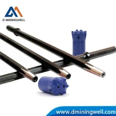 H22*108 Forging Type Blast Hole Tapered Drill Rod