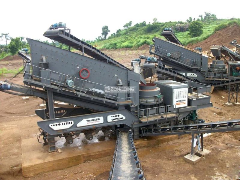 Professional Crushing Plant Factory Mobile Cone Stone Crusher Station Mobile Crusher Plant
