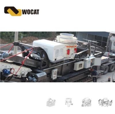 Rock/Mining/ Concrete Mobile Cone Crusher (SH300L)