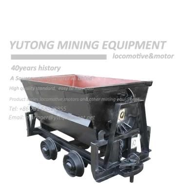 Kfu Bucket Tipping Rail Mine Wagon Car for Mining /Railway Wagon for Sale