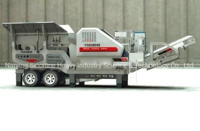 Trailer Mobile Crusher for Stone Crushing Plant