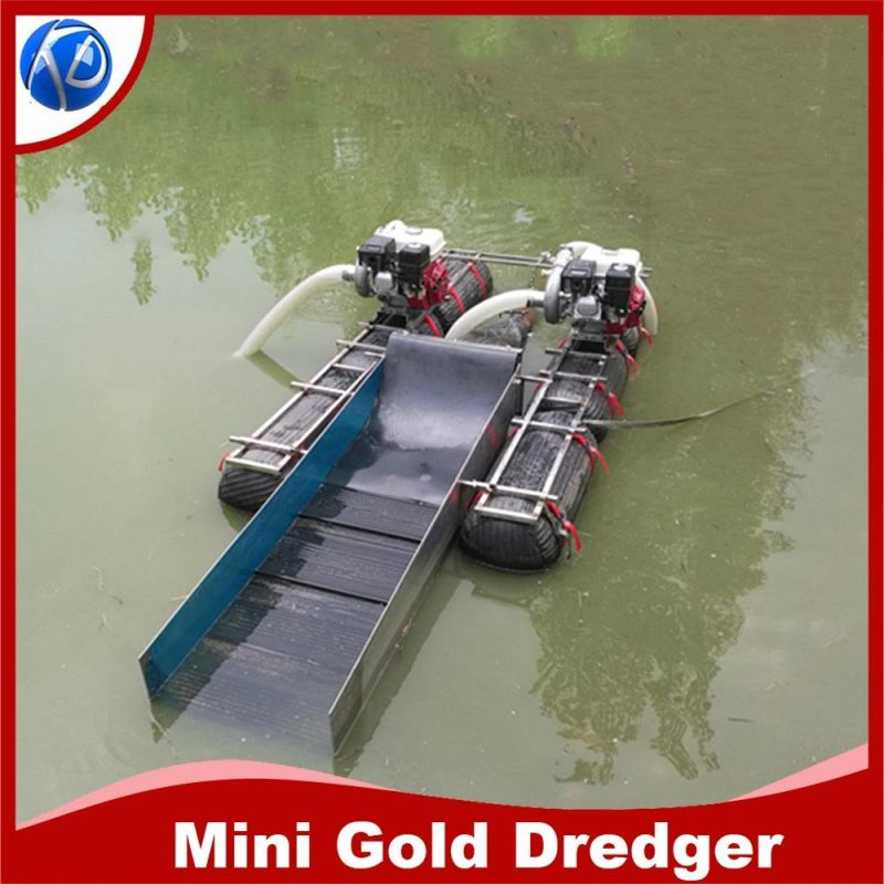 Mini Type Dredger with Submerged Pumps for Sand Lifting and Gold Washing
