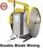 Hualong Machinery Double Blades Quarry Stone Cutting Machine
