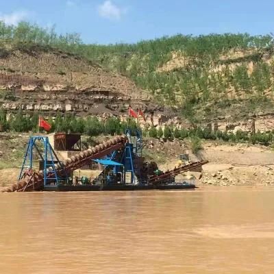 80m3/Hour Bucket Chain Gold Dredger for Sales in South America