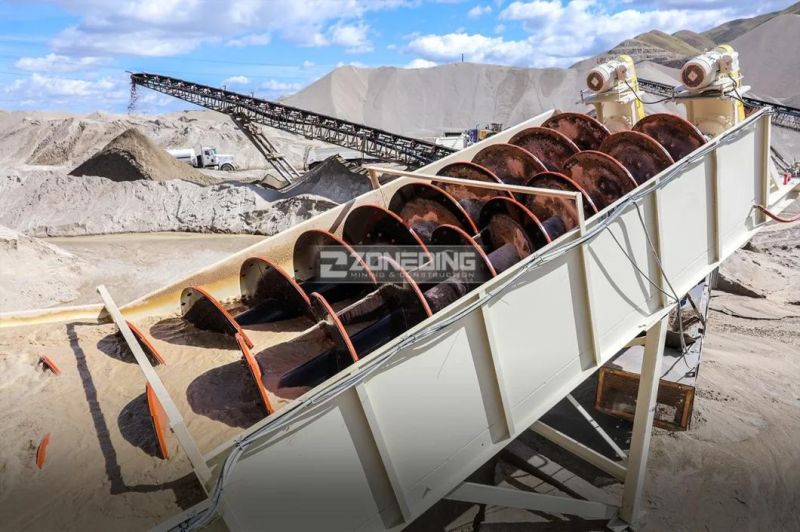 Quartz Sand Spiral Washing Machine Screw Sand Washer for Silica Sand Separator