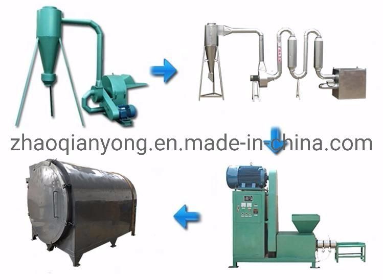 350kg/H Biomass Wood Sawdust Charcoal Briquette Making Machine