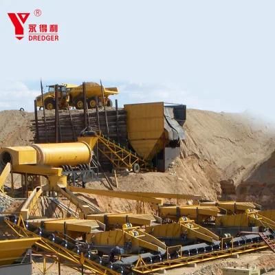 150m3/Hour Dry Land Gold Washing Plant for Sales in Madagascar