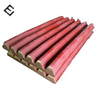 Manganese Casting Terex Pegson Finlay Jaw Crusher Movable Jaw Plate