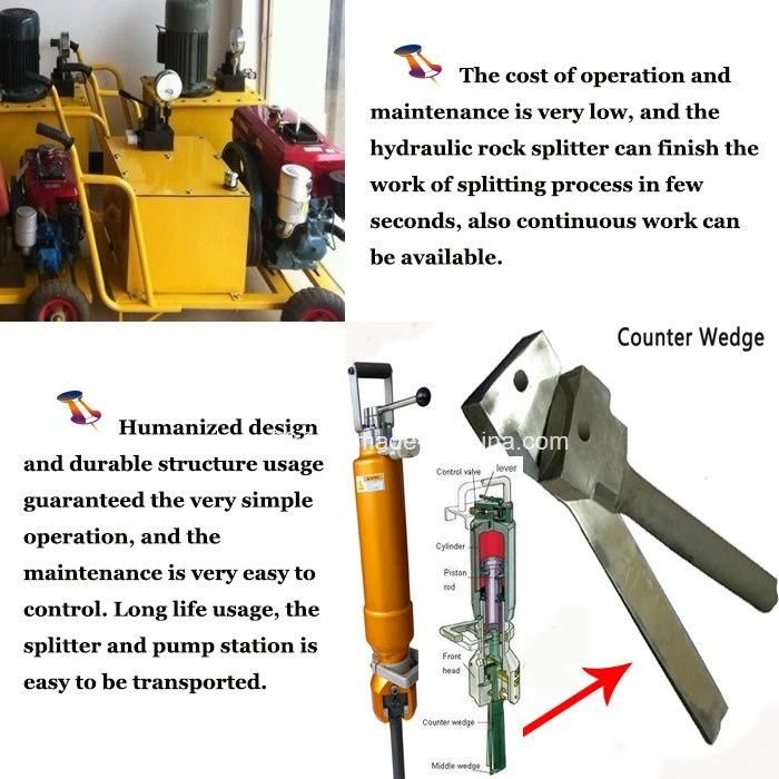 Diesel Engine Hydraulic Rock Splitter