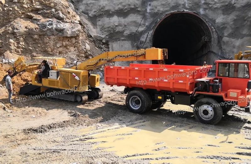 Big Crawler Muck Loader in Scrapper Conveyor Capacity 200m3/H