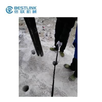 Large Hole Stone Breaker Rock Splitter for Excavator Mounted