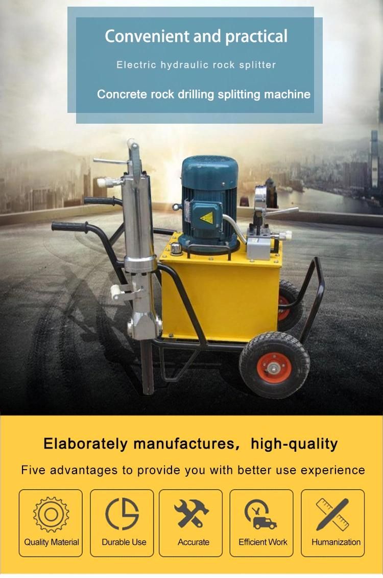 2000t Fast Speed Hydraulic Diesel Rock Splitter