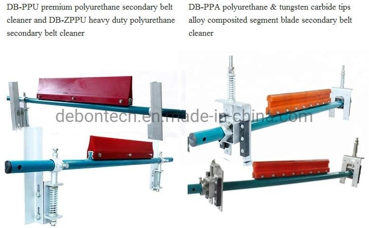 Secondary Belt Scraper with Replacement Polyurethane Blade