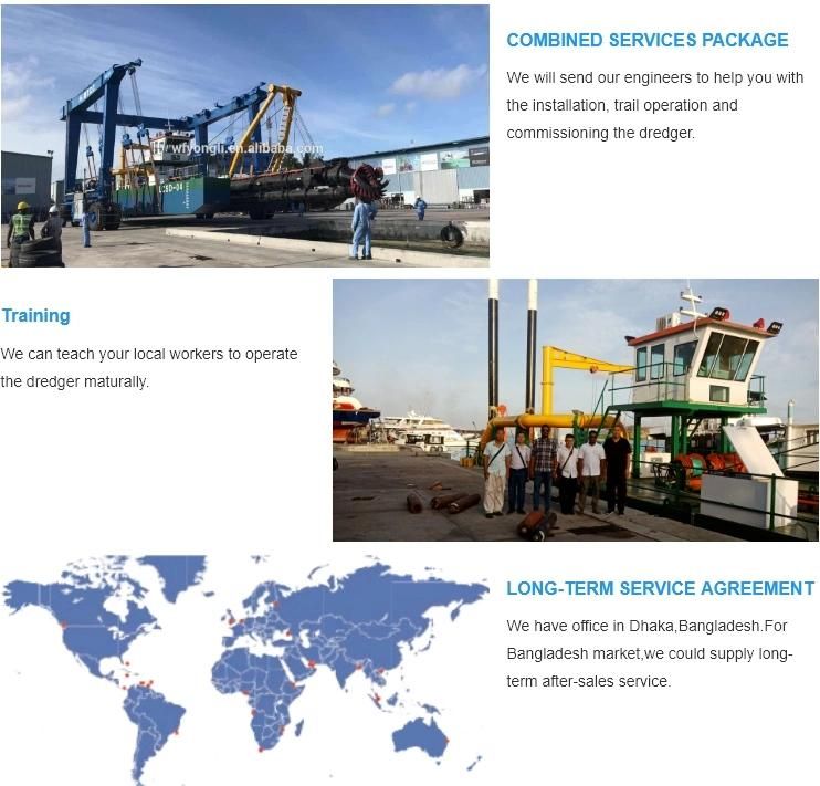 Factory Direct Sales 18 Inch Dredging Ship for Capital Dredging in Chad