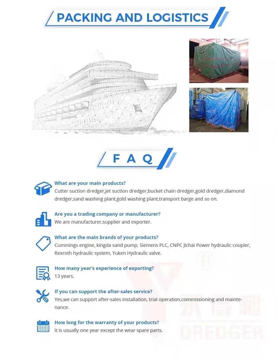 3500m3/H Good Price Hydraulic Cutter Suction Dredger From China for Sale