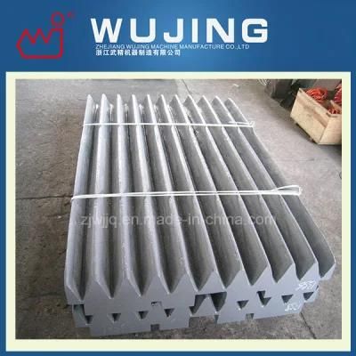 China High Manganese Steel Jaw Plate for Jaw Crusher