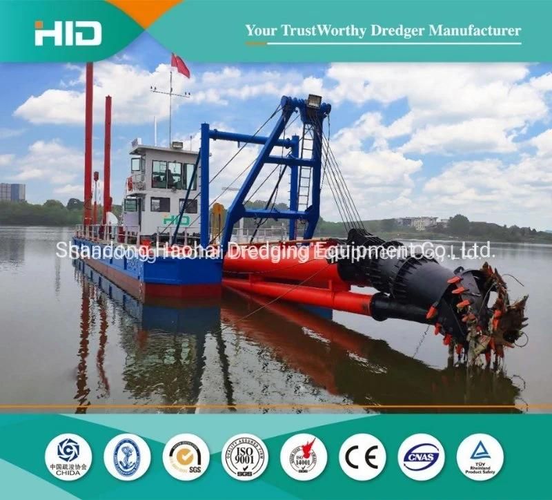 Hot Sale Cutter Suction Dredger Machine Sand Dredging Cutter Suction with Marine Engine