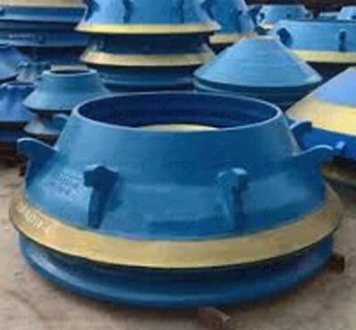Manganese Steel Casting Wear Parts Mantle and Bowl Liner Suit Symons Crusher Spare Parts