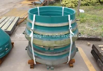 CNC Machining Service Mantle Concave Gp200 Cone Crusher Parts Spares for Mining Machine