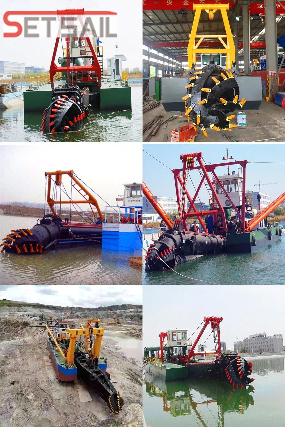 Diesel Engine Power Cutter Suction Dredger with Hydraulic Sand Pump