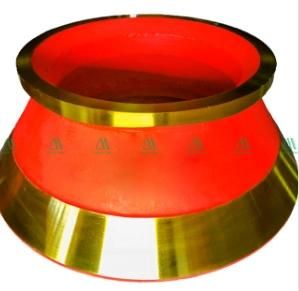 Crusher Parts Manganese Cone Mantle and Bowl Liner