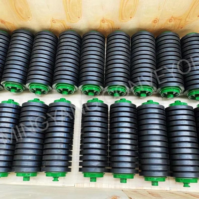 750bw 114dia 6205brg- Steel Trough Impact Roller
