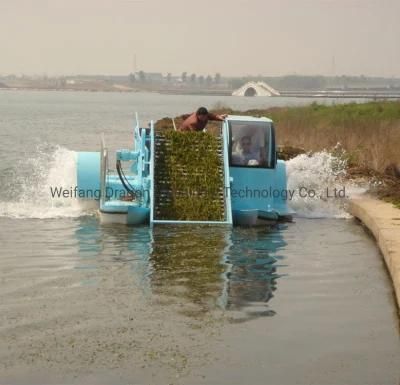 New Energy Hybrid Power Electrical Power Weed Harvester Weed Cleaning Boat