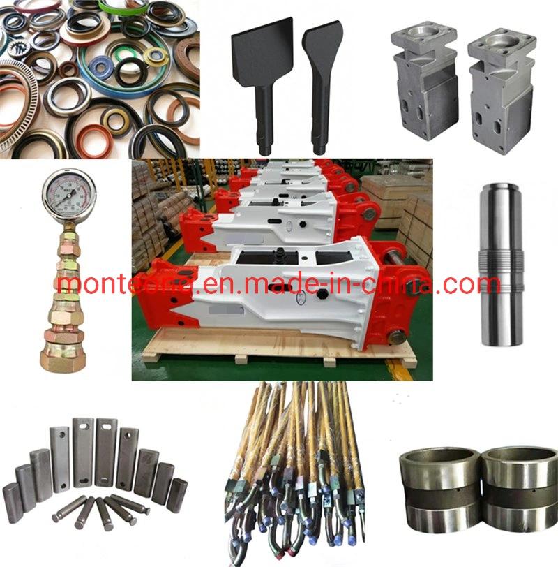 Soosan Hydraulic Rock Breaker with 85mm Moil Point Chisel Sb35