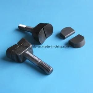 Long Lasting Tungsten Carbide Tips Brazed for Stump Grinder Teeth