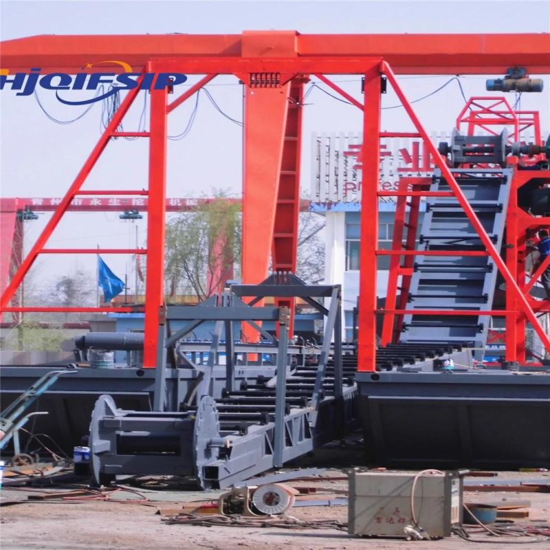 Low Price Chain Bucket Gold Boat for River Sand and Diamound