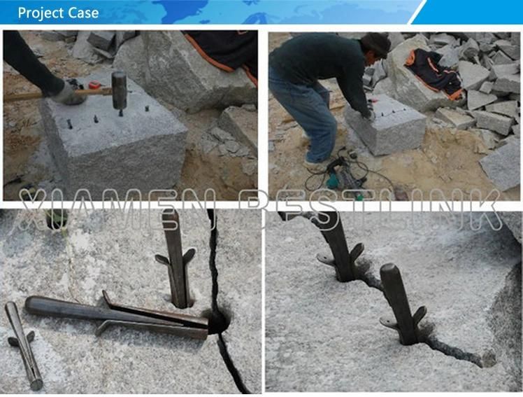 Hand Steel Wedges and Shims for Breaking Stone