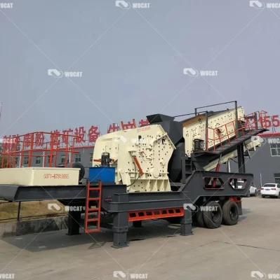 High Crushing Ratio Portable Impact Crusher Plant