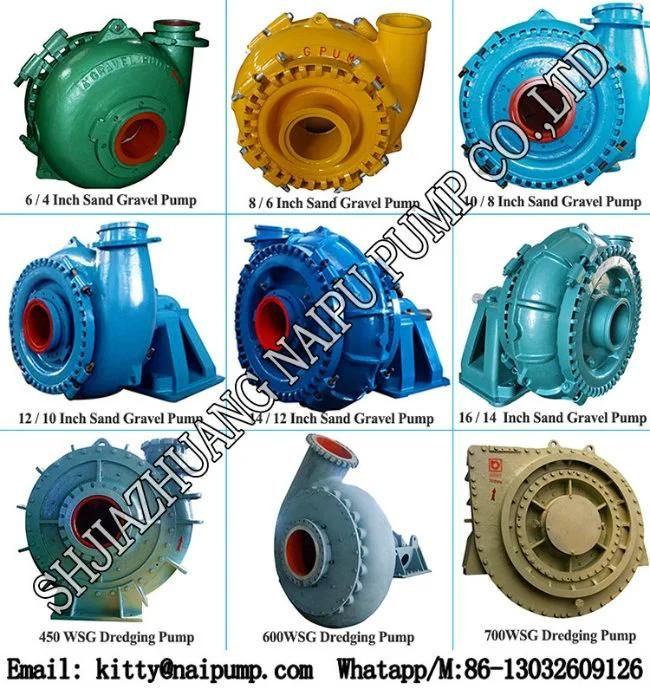 6 Inch Mining Machine Cutter Suction Dredger Pump