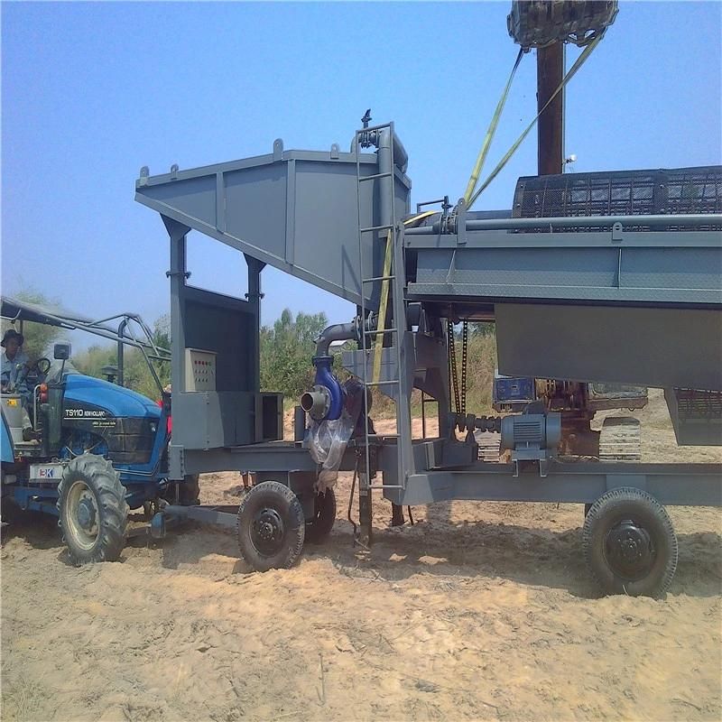 Popular Alluvial Gold Separating Gold Mining Trommel Screen