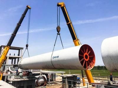 Powder Production Line Portland Cement Industry Machine Active Rotary Lime Kiln