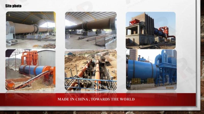 China Factory Price Iron Ore Porder Rotary Dryer Single Cylinder Dryer