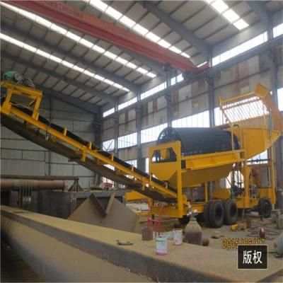 Mobile Gold Washing Rotary Trommel Screen